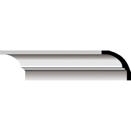 Ekena Millwork SAMPLE - 1 1/2"H x 1 1/2"P x 2 1/4"F x 12"L Bedford Smooth Mini Crown Moulding SAMPLE-MLD01X01X02BE